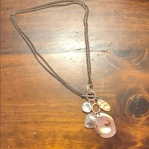 Premier designs Rose gold toggle necklace